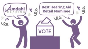 Vote Amdahl Hearing for Best Hearing Aid Retail